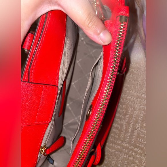 Michael Kors Red Crossbody Handbag - Picture 4 of 8